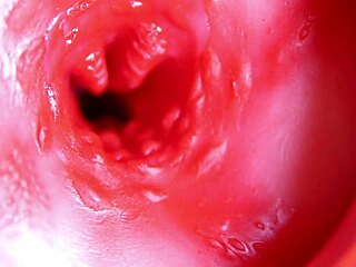 a massive red cock throbs deep in juicy hole ready to explode cum anytime