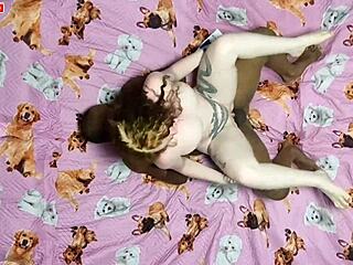 Big ass white girl roughly anal pounded!