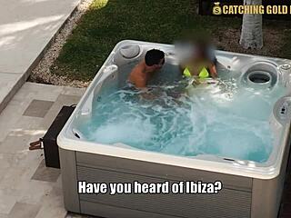 super sexy venezuelan model fucked hard in jacuzzi and shower