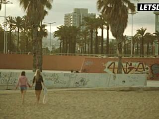 sizzling blonde brunette duo sicilia jimena lago wet passionate pussy licking!