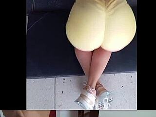 cute colombian teen nicole medallo sweats in gym for hot latina fucking