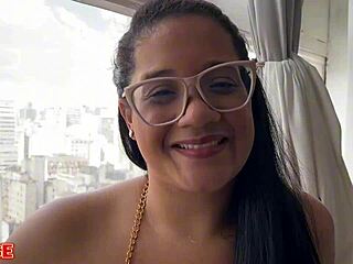 Safada Morena Makes Her Guy a Cuckold with Huge Cock Ride
