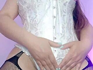 mexicana milf's giant cameltoe takes double vaginal creampie juicy wet pussy usa