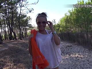 Hey Tania what's it like being nude on the beach at 18?