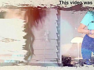 Jazmin's Curvy Latina Ass Shakes in Tight Skirt Photoshoot Tease