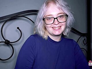 Platinum Blonde Coed Annie Archer's Wet Muff Pounding