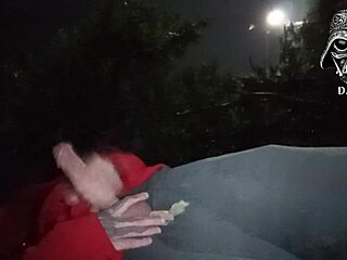 brazilian brunette beating huge cock in forest come drink warm cum mouth 😏🌳