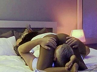 passionate milf wife rides lover's cock dripping wet pussy creampie night