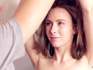 slim small tits teen tempts first anal in tight jeans morning seduction