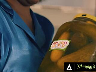 mommys pregnant ebony milf rimjob deepthroat creampie interracial muff diving cumshot