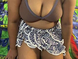 indian babe rides thick cock in hardcore quickie