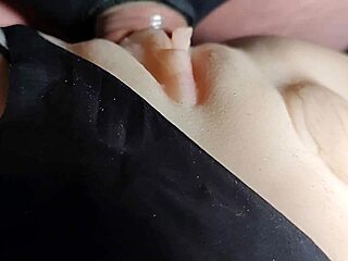 Panties Pulled Aside for Cute Fuck Doll Double Penetration Toy Play