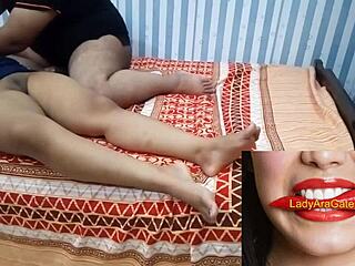 desi lovers sneak hidden fuck with natural tits and tight pussy 😈