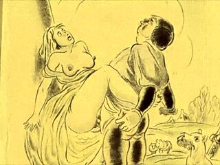 vintage erotic art unfolds seductive antique scenes