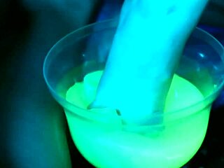 Messy Slime Foot Licking and Toe Sucking with Cute Piie and Nath