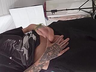 brazilian brunette beating huge cock in forest come drink warm cum mouth 😏🌳