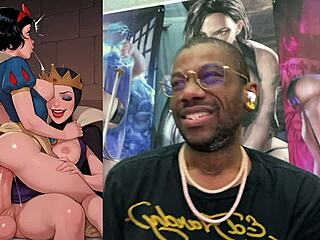 Snow White Rides Giant Futa Cock as Wonder Woman Cums Wildly in Alley