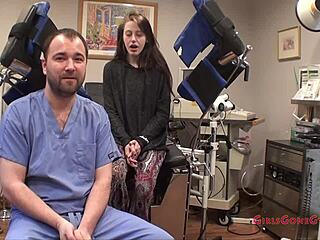 patient relaxes in lainey's backstage gyno exam