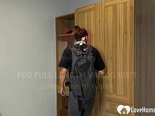 unwrappin her bound body like christmas gift early