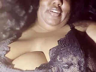 Ava Knightly Toys Juicy Ebony Pussy Before Bed