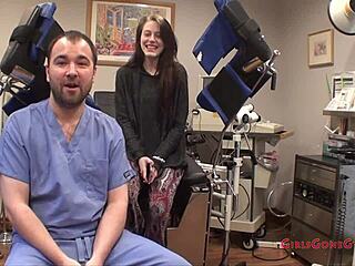 patient relaxes in lainey's backstage gyno exam