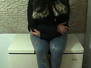 uggs boots cameltoe peeks from old jacket ready for kinky shoe fun
