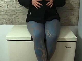 uggs boots cameltoe peeks from old jacket ready for kinky shoe fun