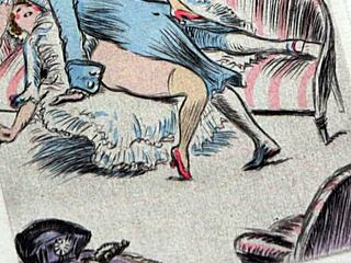 vintage erotic art unfolds seductive antique scenes