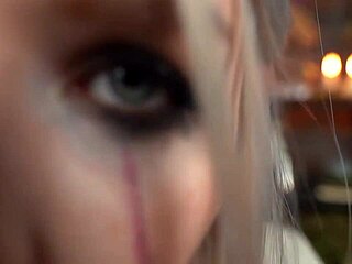 Whispering Ciri Cosplay ASMR Teases in Seductive Costume
