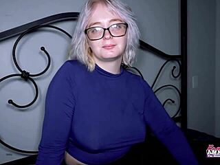 Platinum Blonde Coed Annie Archer's Wet Muff Pounding