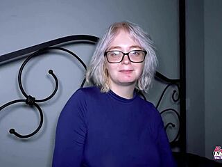 Platinum Blonde Coed Annie Archer's Wet Muff Pounding