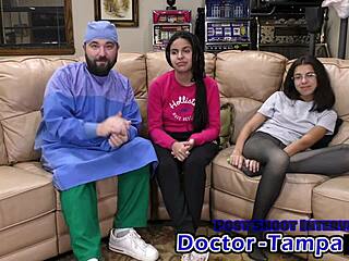 dr tampa gives alix avery full physical exam