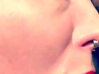 keep spitting more or suck that cock deeper milf?