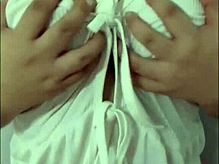 Viral teacher flashes big tits publicly