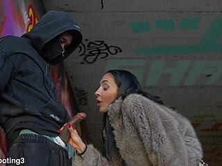 hot dominicano blasts italian babe under barcelona bridge
