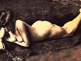 Vintage erotic sketches tease hidden antique passions