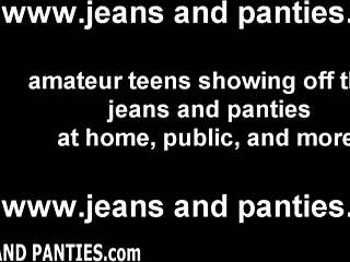 I Love How Tight Jeans Grip My Petite Pussy!