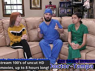 dr tampa roleplay: petite pierced nipples spread for domination orgasm