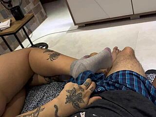 stepsis sneaks cock rides when adults sleep, total addiction