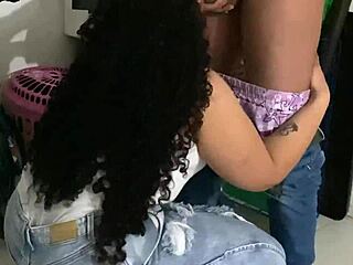 Venezuelan babe teases touch on mall stairs thrill