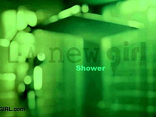 sweet asian milf enjoys steamy shower massage tease