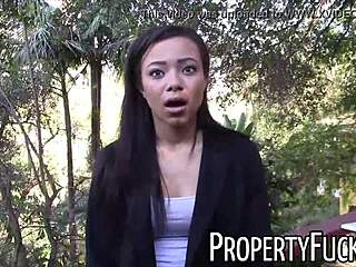 young black teen agent tricked into outdoor pov hardcore fuck