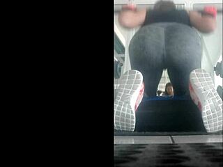 flaca bent over gym leggings perfect for doggystyle pounding