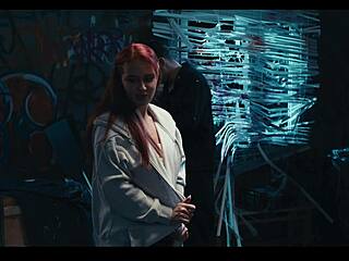 redhead babe norah juliette frozen in time stop for face fucking blowjob and cum in mouth