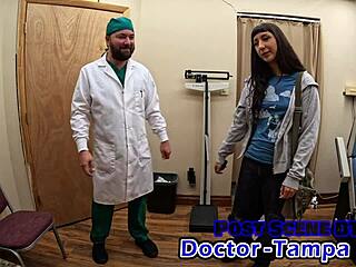 dr tampa's dirty foot fetish exam with selena sativa