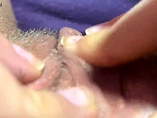 watch my huge clit rub to explosive jerking orgasm closeup