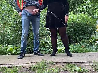 every pervert dreams of my chubby legs in pantyhose flashing outdoors