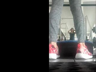 flaca bent over gym leggings perfect for doggystyle pounding