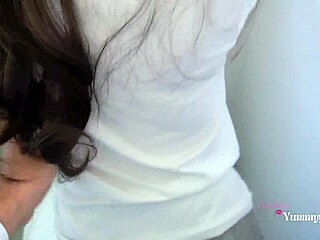 teacher catches latina student with panties down and fucks her hard