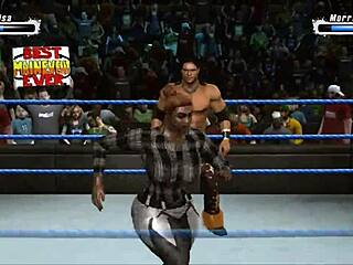 marissa pins john morrison in fetish wrestling clash!